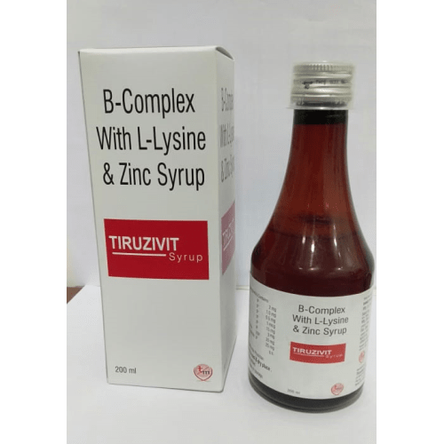 Tiruzivit-Syrup-B-Complex-with-L-Lysine-Zinc-Syrup-Tiruvision-Medicare-Best-Pharmaceutical-Contract-Manufacturing-Company-Best-Nutraceutical-Third-Party-Manufacturing-Company